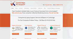 Desktop Screenshot of cambridge-pc-support.com
